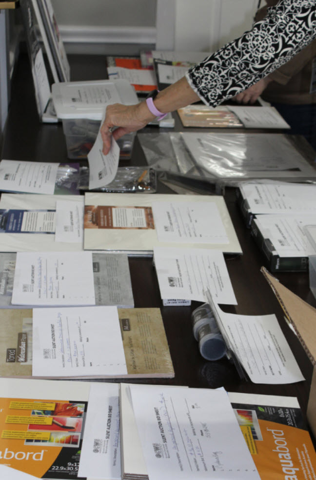 Art Supply Silent Auction Items